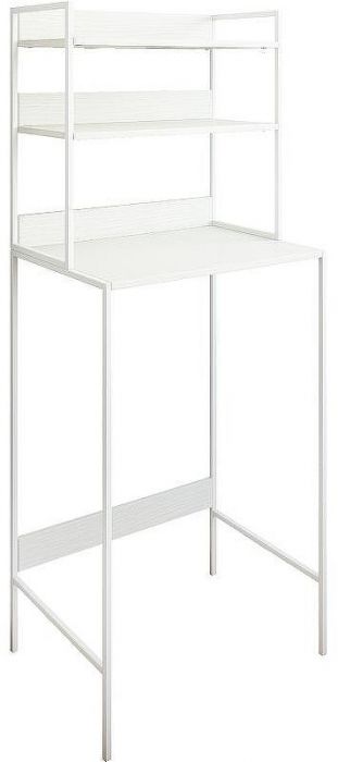 Стеллаж Sanflor 64 82613185 над сантехникой Белый муар