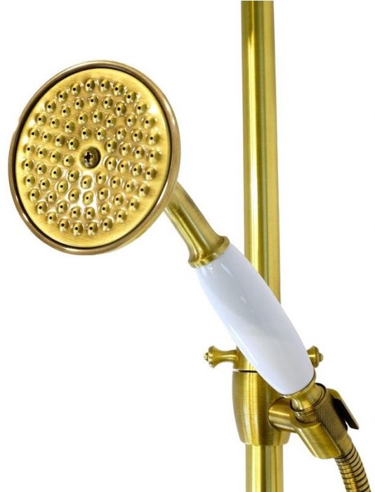 Душевая система Migliore Oxford 31863 с термостатом цвет Бронза