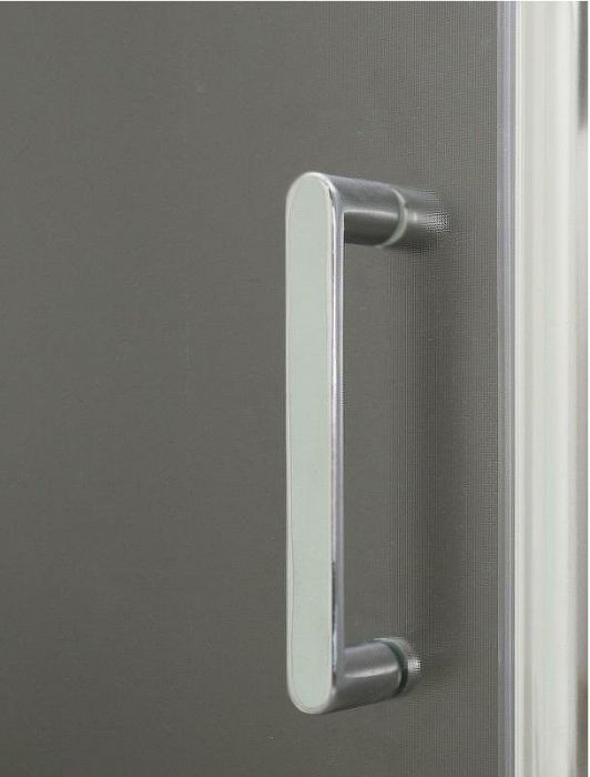 Душевой уголок BelBagno Uno AH-1 100x80 профиль Хром стекло прозрачное