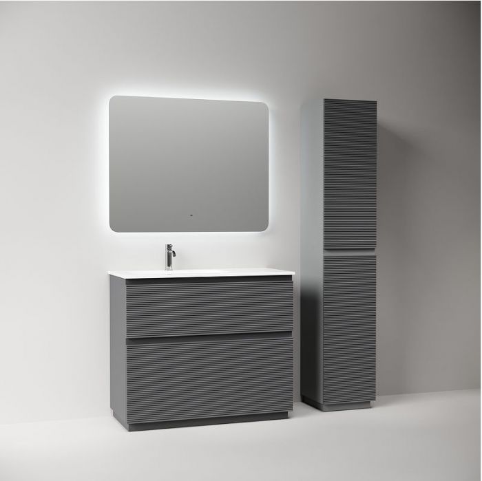 Тумба под раковину Sancos Folk Floor 100 L FL100FLGS цвет Grey soft