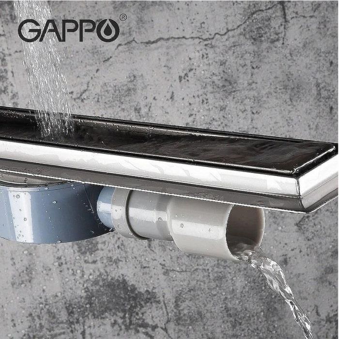 Душевой лоток Gappo G85007-4 с решеткой под плитку