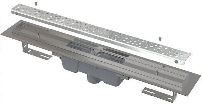 Душевой лоток Alcaplast APZ1011-550L с решеткой Хром