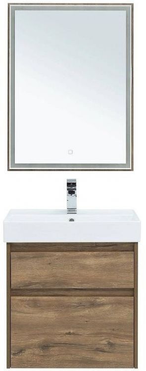 Комплект мебели для ванной Aquanet Nova Lite 60 254216 подвесной Дуб рустикальный Комплект мебели для ванной Aquanet Nova Lite 60 254216 подвесной Дуб рустикальный