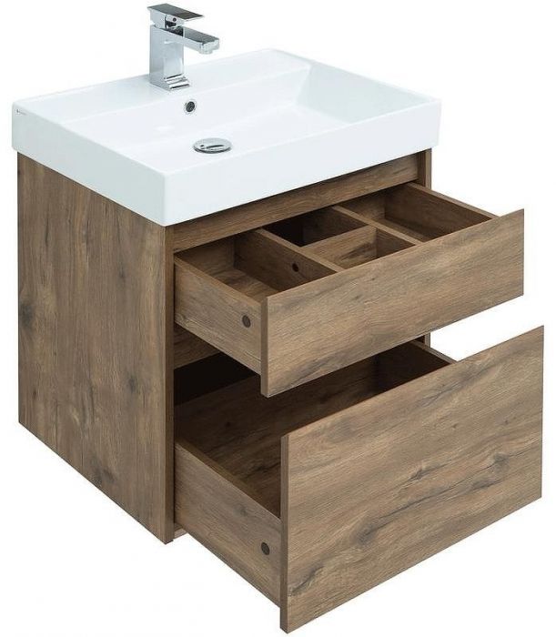 Комплект мебели для ванной Aquanet Nova Lite 60 254216 подвесной Дуб рустикальный