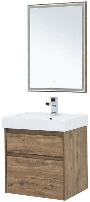 Комплект мебели для ванной Aquanet Nova Lite 60 254216 подвесной Дуб рустикальный
