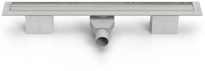 Душевой лоток Veconi Slim Line 700 V700SL с решеткой цвет Хром матовый / под плитку