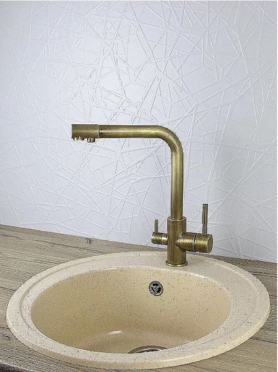 Смеситель для кухни Viko V-5064 Античная бронза