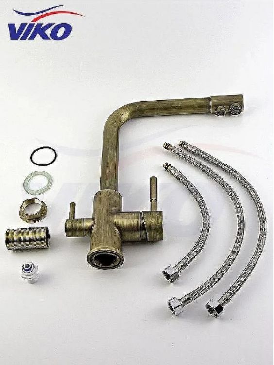 Смеситель для кухни Viko V-5064 Античная бронза