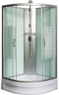Душевая кабина Мономах Б/К 100x100x24 С МЗ 10000005787 без гидромассажа