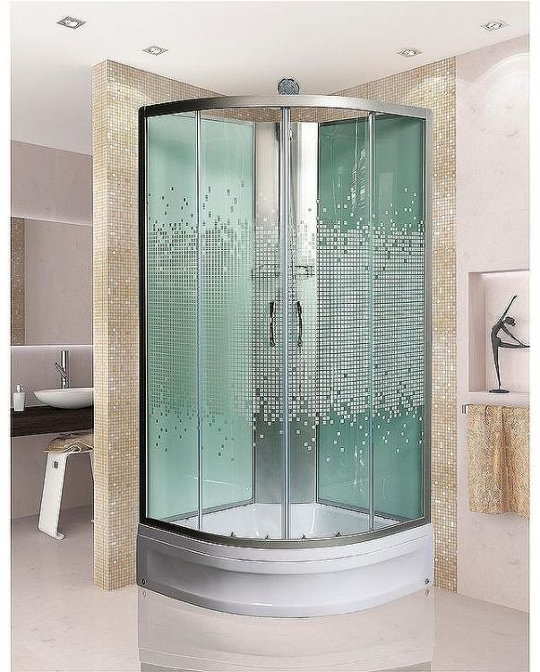 Душевая кабина Мономах Б/К 100x100x24 С МЗ 10000005787 без гидромассажа