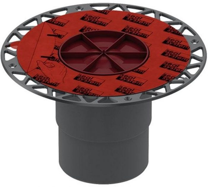 Сифон для душевого трапа Tece Drainpoint S DN100 3607600 вертикальный без декоративной решетки