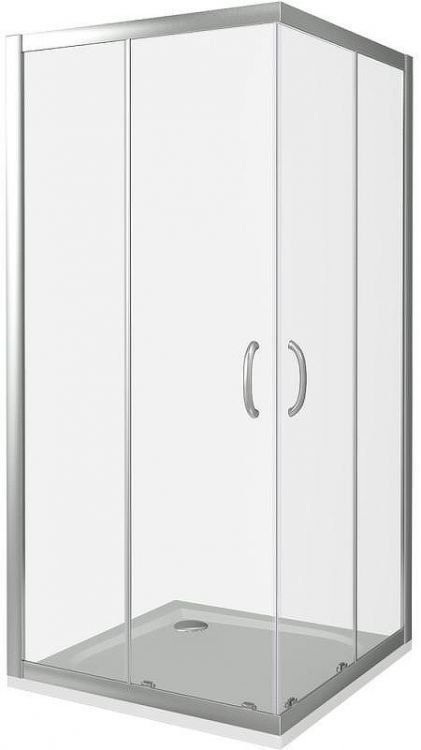Душевой уголок Good Door Infinity CR-80-C-CH 80х80 профиль Хром стекло прозрачное