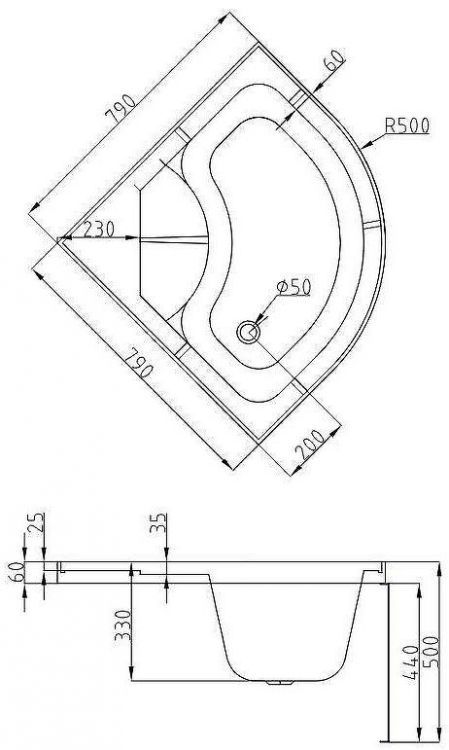 Душевая кабина Avacan 80 L980NGM с гидромассажем