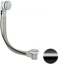 Слив-перелив Remer 96PCFP полуавтомат цвет Черный брашированный хром