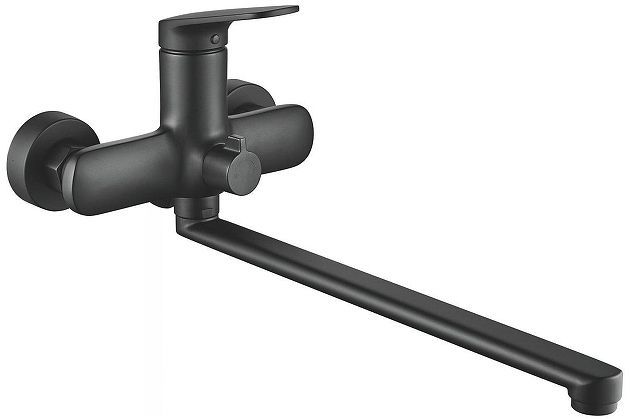 Смеситель для ванны Shevanik S8522H универсальный цвет Черный