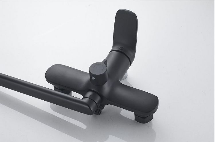 Смеситель для ванны Shevanik S8522H универсальный цвет Черный Смеситель для ванны Shevanik S8522H универсальный цвет Черный