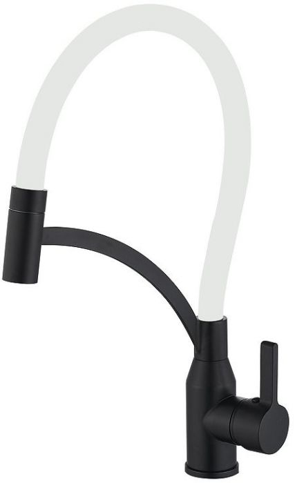 Смеситель для кухни Fmark FS8244H-02 цвет Черный Белый