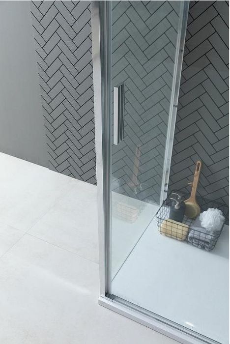 Душевой уголок Aquanet Pleasure Evo AE65-120x80-CT 120x80 324119 профиль Хром стекло прозрачное