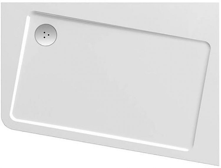 Душевой поддон из искусственного камня Ravak 10° Asymetric Pro 120x90 XA25G70101P Белый