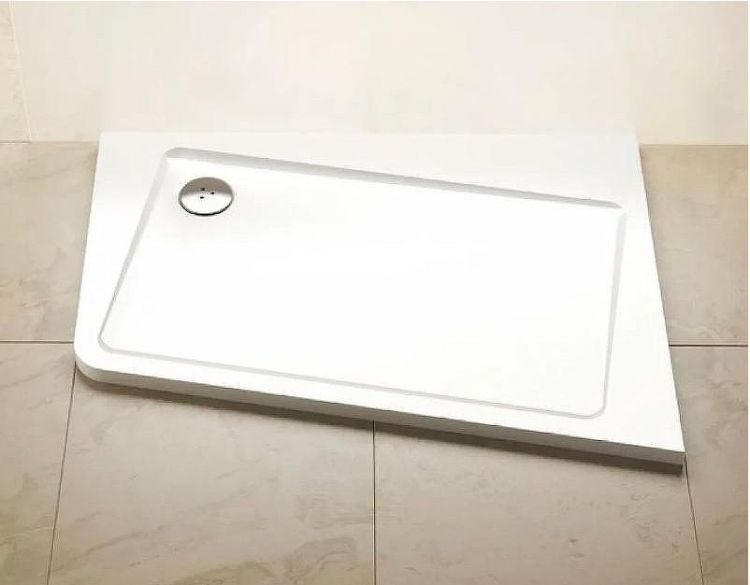 Душевой поддон из искусственного камня Ravak 10° Asymetric Pro 120x90 XA25G70101P Белый
