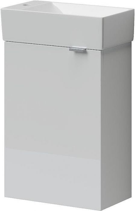 Тумба под раковину Sancos Mini 37 L MN35WL подвесная Белый глянец