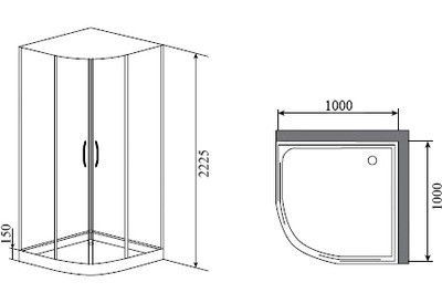 Душевая кабина Timo Ilma 901 Душевая кабина Timo Ilma 901