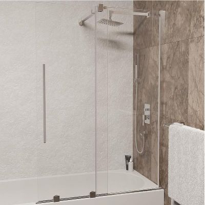 Шторка на ванну RGW Screens SC-47 100x150 41114710-11 профиль Хром стекло прозрачное