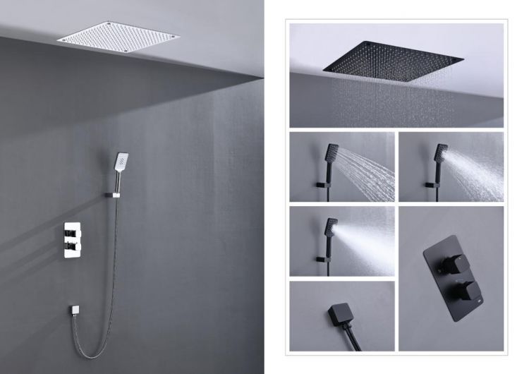 Душевая система встроенная с термостатом Timo Petruma SX-5029/00SM хром Душевая система встроенная с термостатом Timo Petruma SX-5029/00SM хром