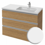 Тумба под раковину Jacob Delafon Vox 100 см EB2046-RA-N18 белый блестящий