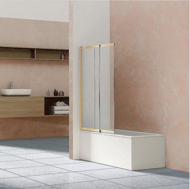 Шторка на ванну Vincea 100x145 VSB-1E100CLG профиль Брашированное золото стекло прозрачное Шторка на ванну Vincea 100x145 VSB-1E100CLG профиль Брашированное золото стекло прозрачное