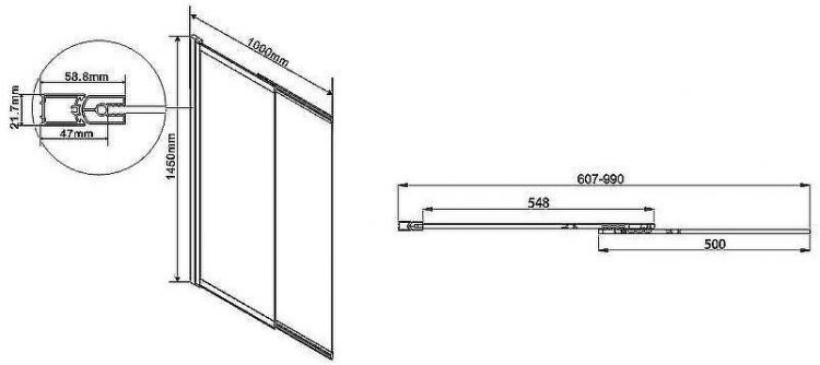 Шторка на ванну Vincea 100x145 VSB-1E100CLG профиль Брашированное золото стекло прозрачное Шторка на ванну Vincea 100x145 VSB-1E100CLG профиль Брашированное золото стекло прозрачное