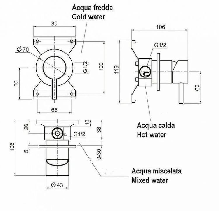 Смеситель для душа Cisal Xion XI000304D1 Нержавеющая сталь Смеситель для душа Cisal Xion XI000304D1 Нержавеющая сталь