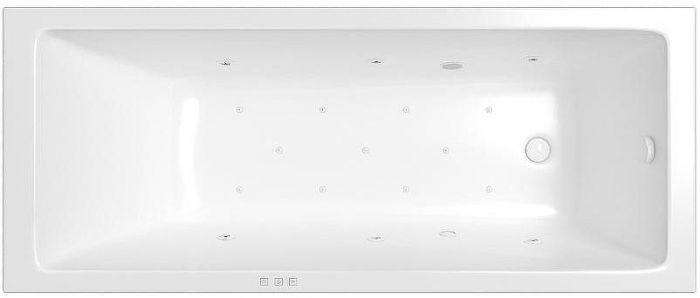 Акриловая ванна Whitecross Wave Slim 150x70 0111.150070.100.RELAX.WH с гидромассажем