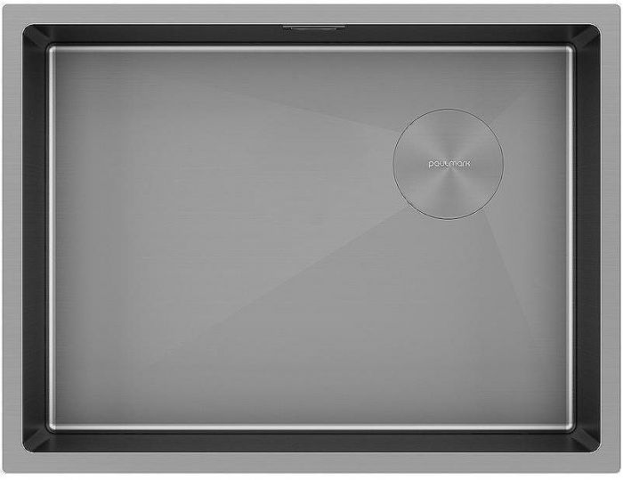Кухонная мойка Paulmark Next-Skew 58 Uni PM885844-MG Матовый серый