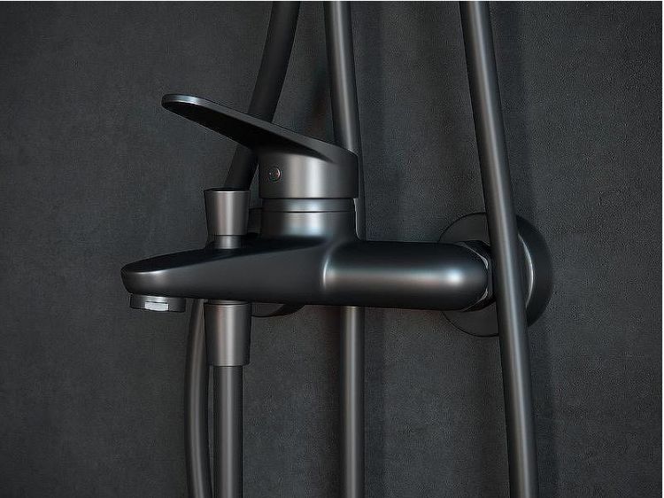 Душевая система Laguraty 7005 Черный