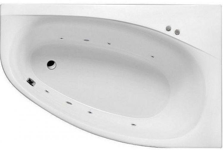 Акриловая ванна Excellent Kameleon 170x110 R WAEX.KMP17.SOFT.CR с гидромассажем