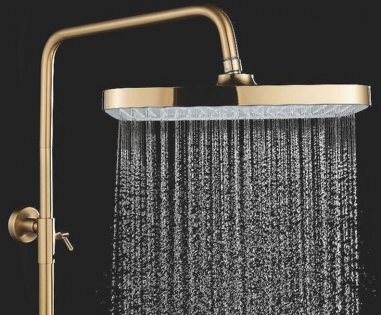 Душевая система Rose R18G R1836G Золото матовое