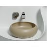 Умывальник CERAMICANOVA Element чаша накладная круглая (цвет Капучино Матовый) CN6050MC