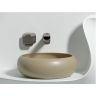 Умывальник CERAMICANOVA Element чаша накладная круглая (цвет Капучино Матовый) CN6050MC