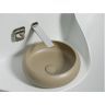 Умывальник CERAMICANOVA Element чаша накладная круглая (цвет Капучино Матовый) CN6050MC