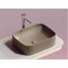Умывальник CERAMICANOVA Element чаша накладная прямоугольная (цвет Капучино Матовый) CN6052MC