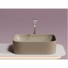 Умывальник CERAMICANOVA Element чаша накладная прямоугольная (цвет Капучино Матовый) CN6052MC
