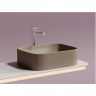 Умывальник CERAMICANOVA Element чаша накладная прямоугольная (цвет Капучино Матовый) CN6052MC