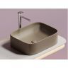 Умывальник CERAMICANOVA Element чаша накладная прямоугольная (цвет Капучино Матовый) CN6052MC