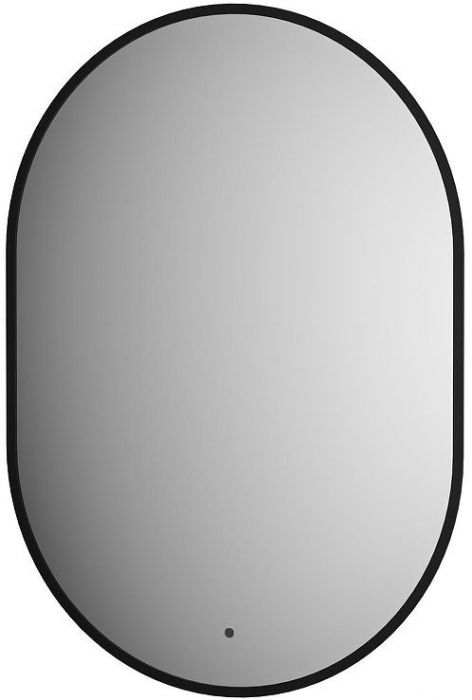 Зеркало Defesto Aura 50х70 DF 2923R с подсветкой 19W-4500K/ИК - выключатель/Нейтральный белый свет/Черная рама