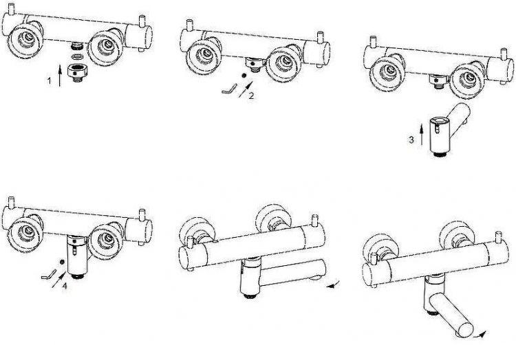 Излив для смесителя AQUAme AQM8301CR Хром Излив для смесителя AQUAme AQM8301CR Хром