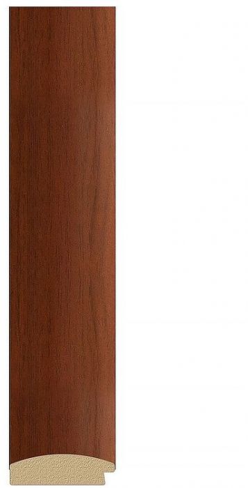 Зеркало Evoform Octagon 67х67 BY 3993 в багетной раме - Орех 65