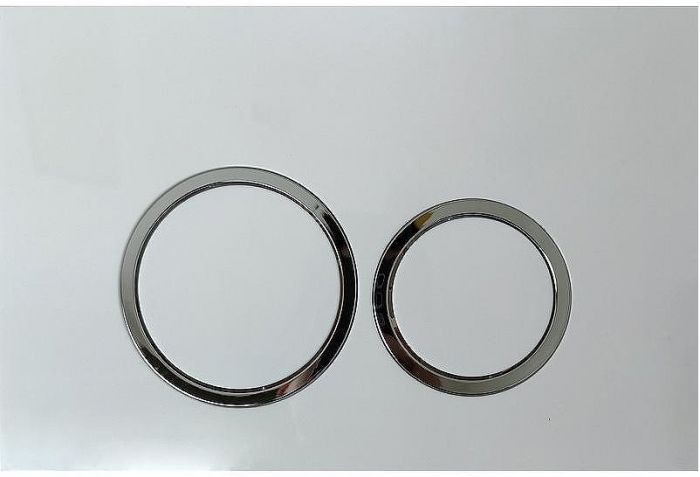 Клавиша смыва Ceruttispa CR05WH Белая глянцевая