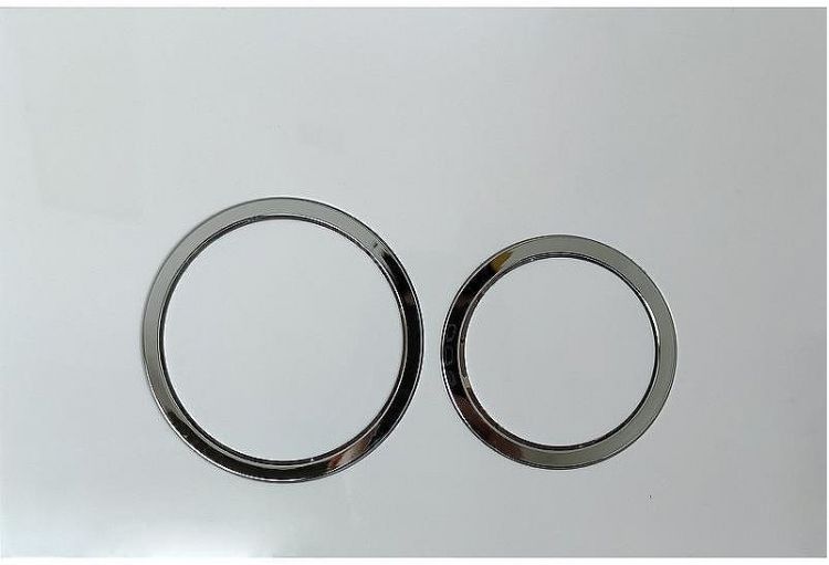 Клавиша смыва Ceruttispa CR05WH Белая глянцевая