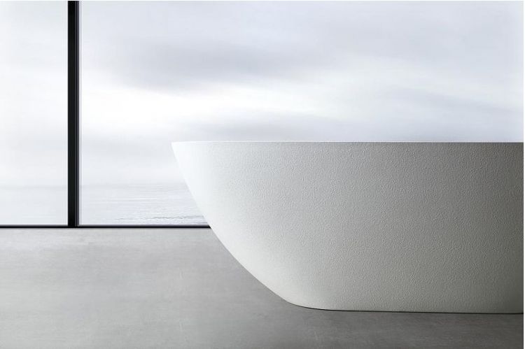 Ванна из искусственного камня Abber Dortmund 170x75 AM9911 Белая без гидромассажа